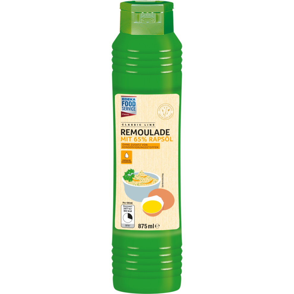 EDEKA Foodservice Classic Remoulade mit 65% Rapsöl 875ml