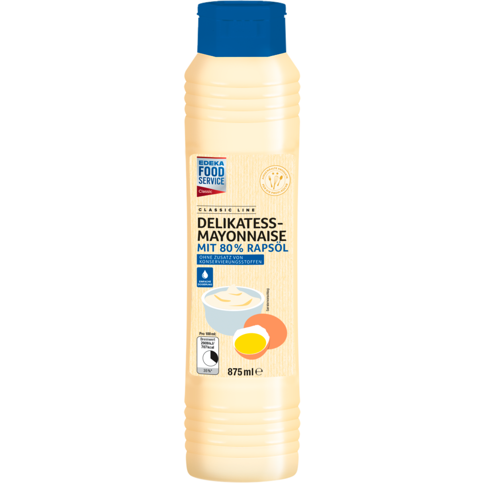 EDEKA Foodservice Classic Delikatess Mayonnaise 80% 875ml