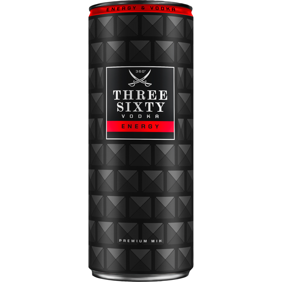 Three Sixty Vodka Energy 10% 0,33l DPG