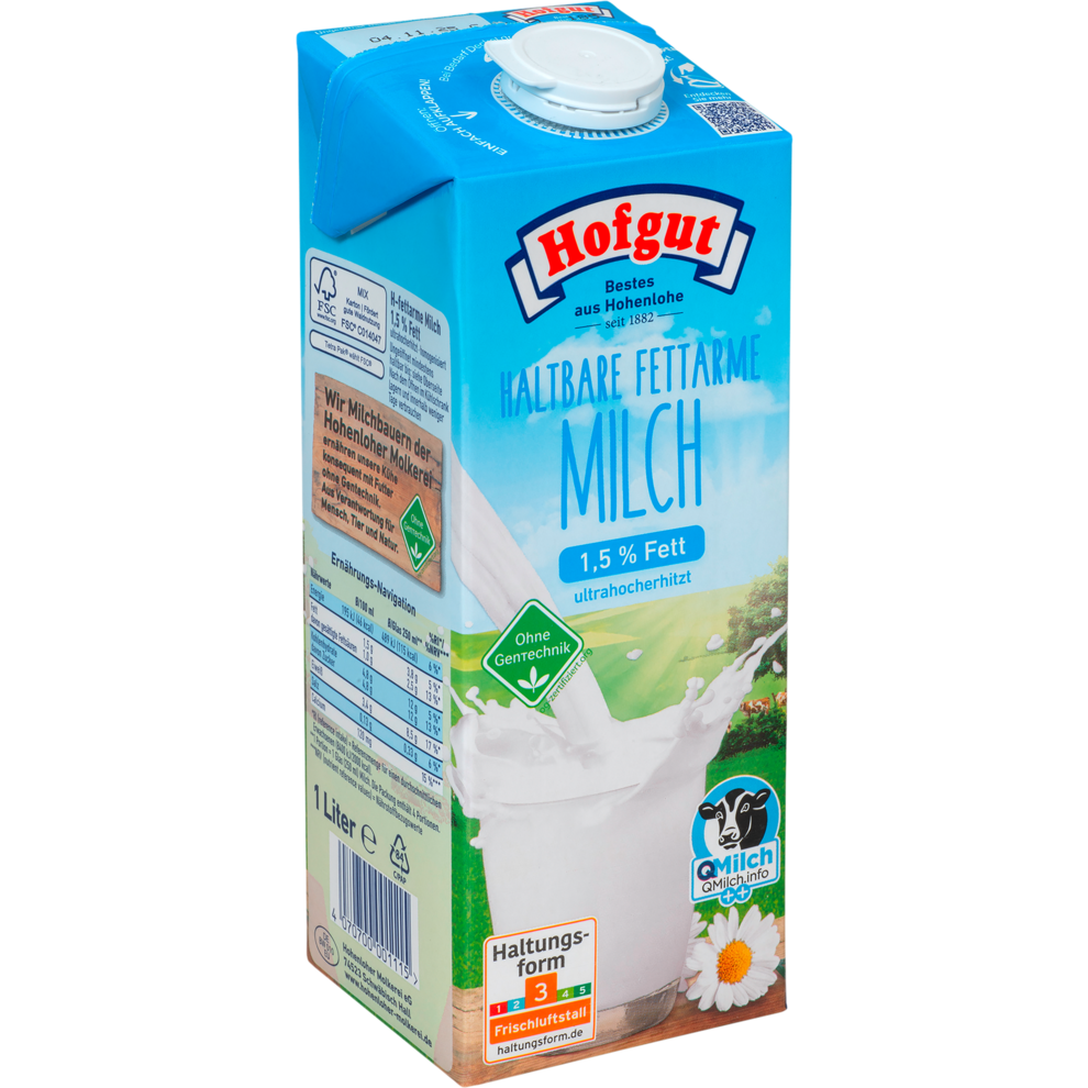 Hofgut H-Fettarme Milch EdgeSC 1,5% 1l