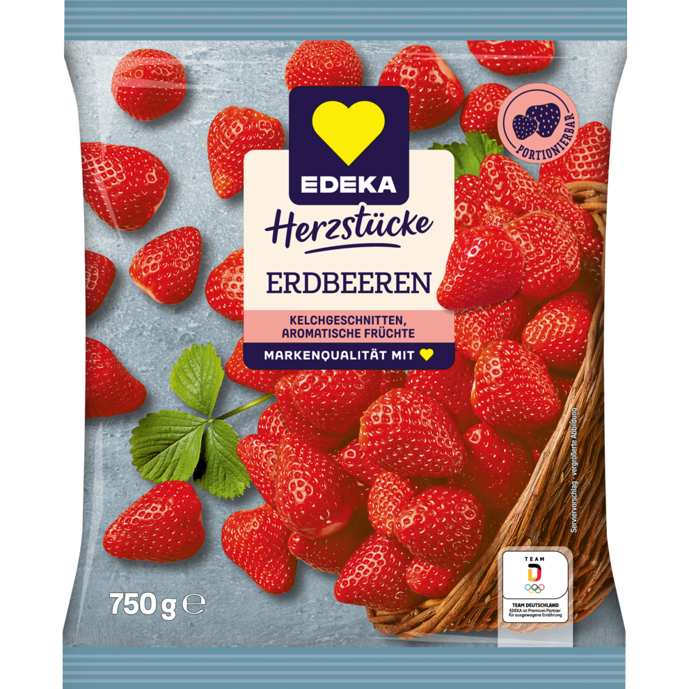 Erdbeeren tiefgefroren